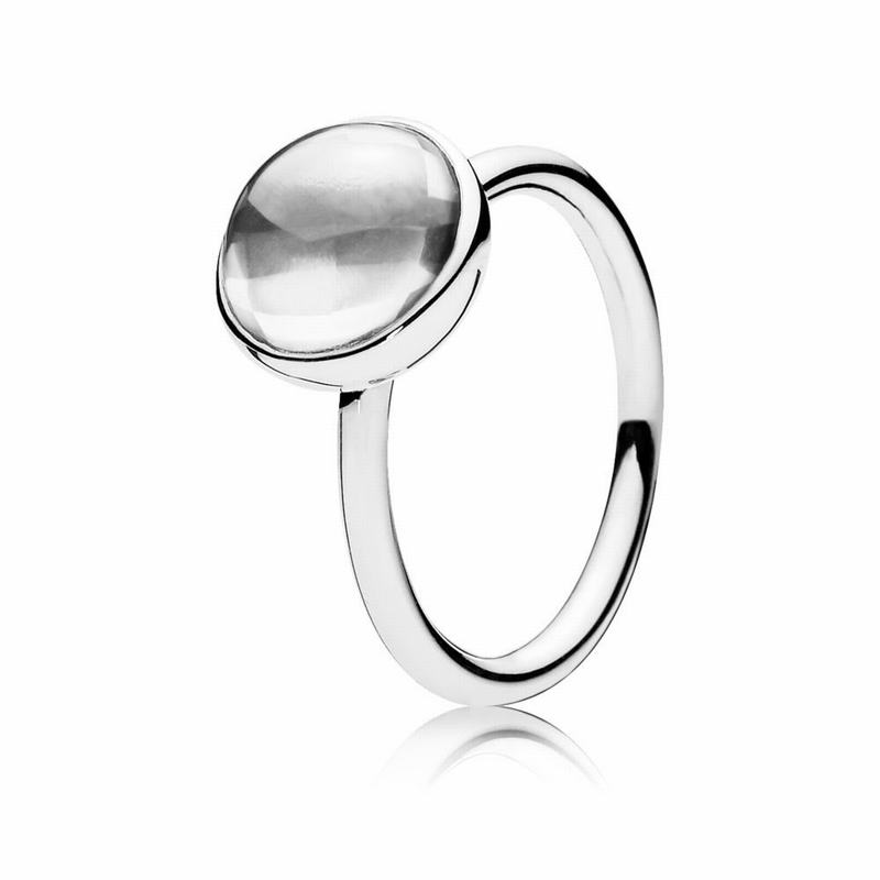 Pandora Poetic Droplet Stackable Ring Silver Egypt BV4657239